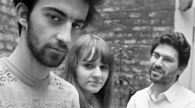 Tristan Halilaj (left), Sindi Lacej (center), Joshua Marston (right)